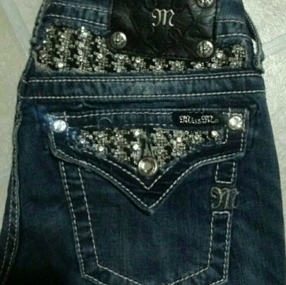 MISS ME JEANS WAISTE 27 LONG BOOTCUT